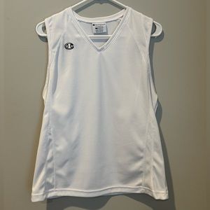 Champions White Sleeveless Athletic Top w/ Racerback